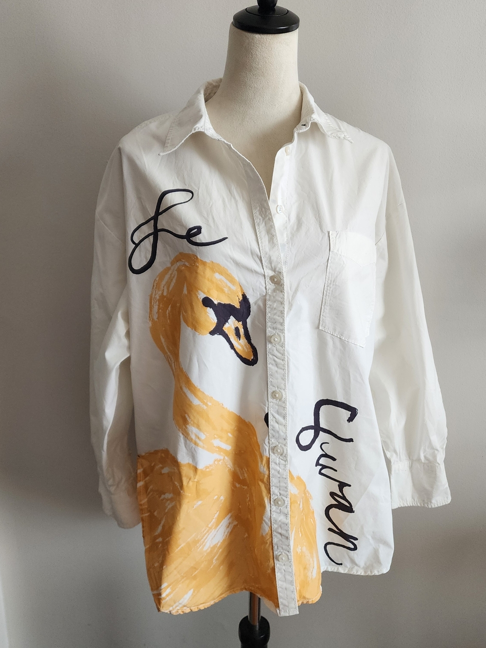Anthropologie Maeve Swan Bennet Button-Down Shirt
